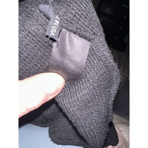 Reformation Sweater Black Long Sleeve Knit Sz M/L - Picture 9 of 9